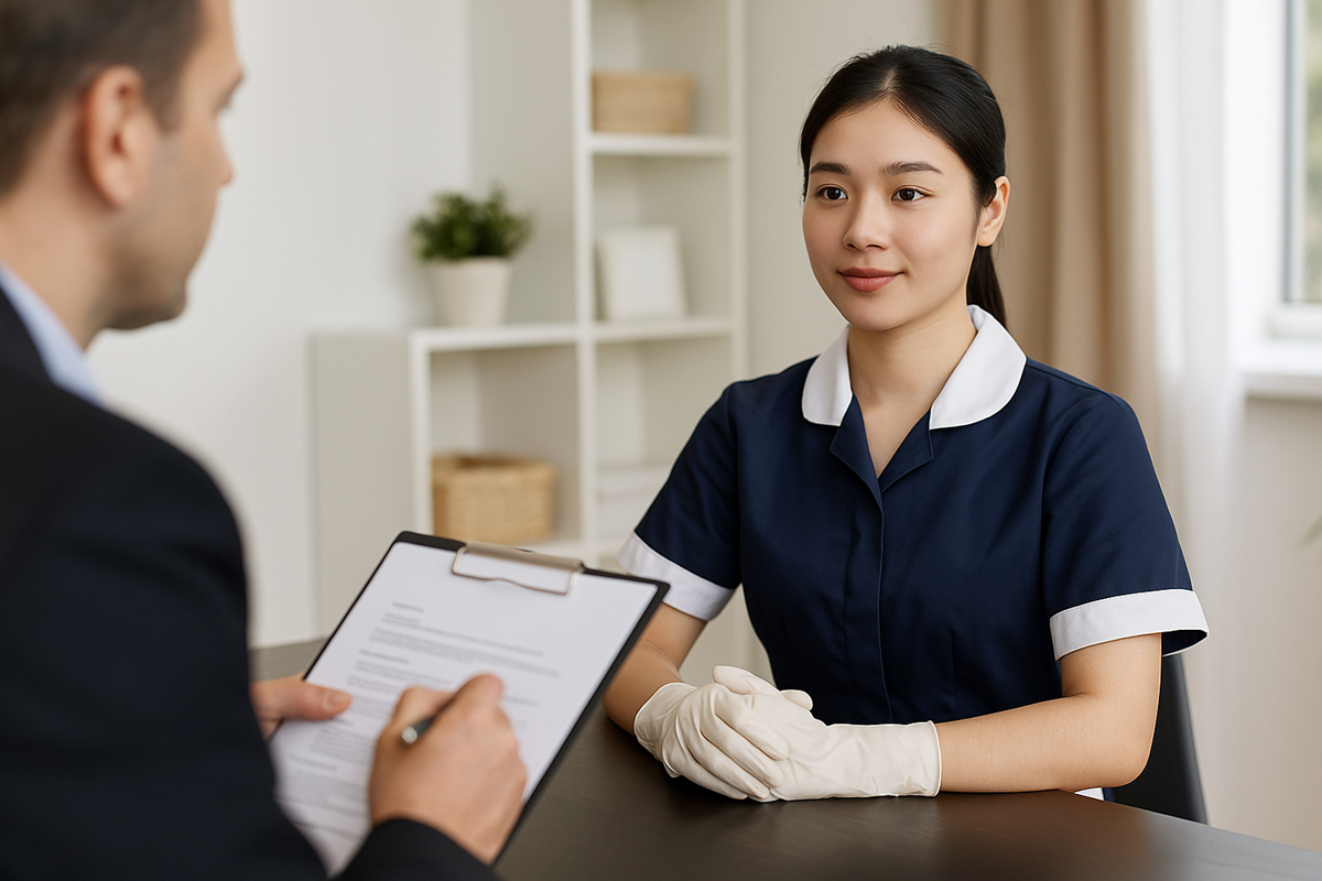 บริษัทจัดหาแม่บ้านกับขั้นตอนคัดกรองที่เข้มงวดกว่าที่คิด