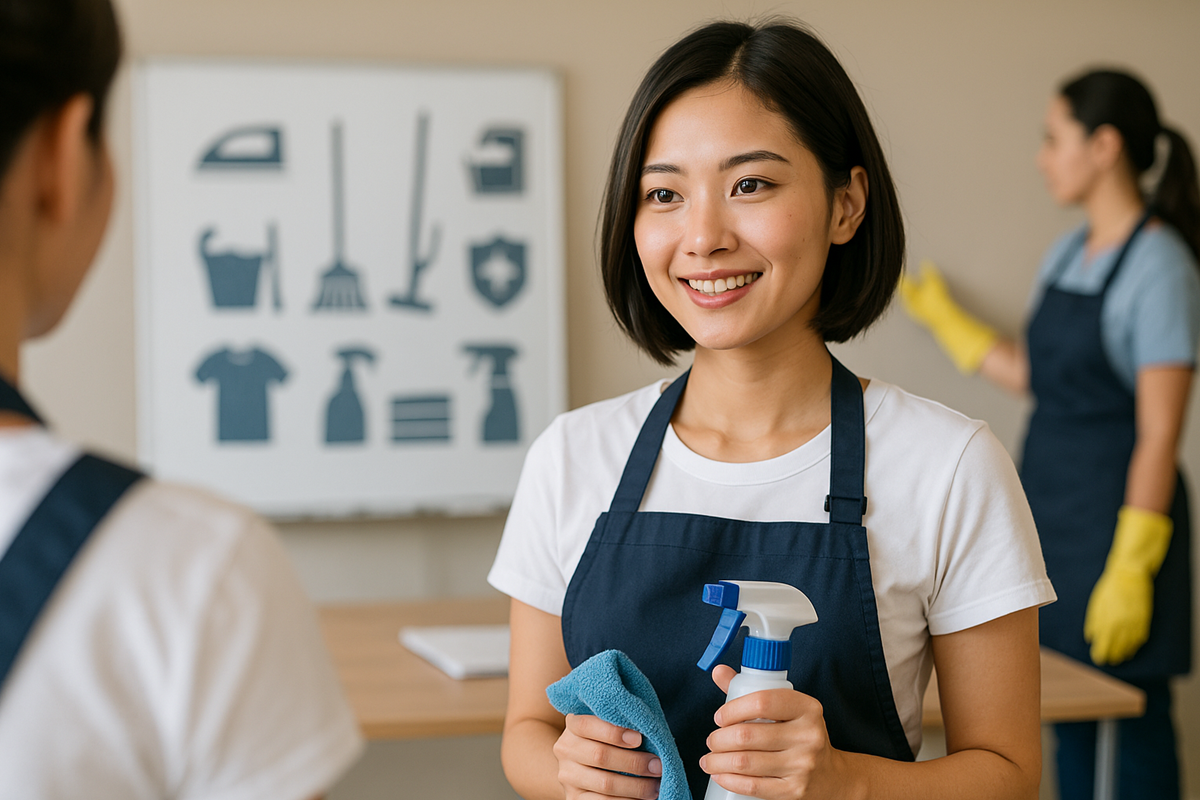 บริการจัดหาแม่บ้านยุคใหม่ต้องผ่านการอบรมอะไรบ้างก่อนเข้าทำงานจริง